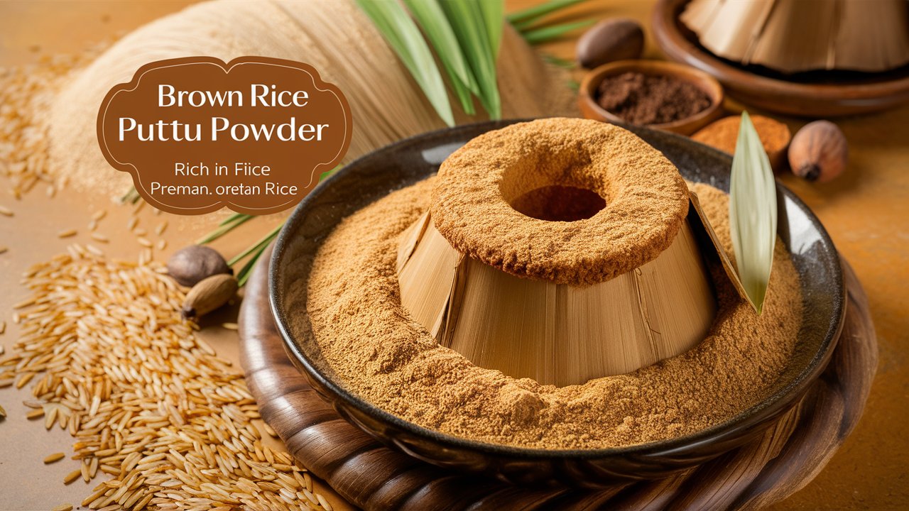 Nutritional Benefits of Brown Rice Puttu Powder-Steamed brown rice flour